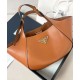 Replica perfetta Borsa tote media Prada 1BG483 Caffè Imitazione Outlet Online