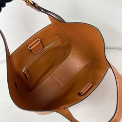 Replica perfetta Borsa tote media Prada 1BG483 Caffè Imitazione Outlet Online
