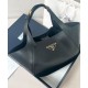 Miglior Falso Borsa tote media Prada 1BG483 Nero Economiche Premium