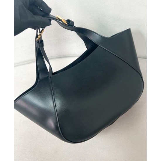 Miglior Falso Borsa tote media Prada 1BG483 Nero Economiche Premium