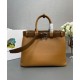 Perfette Qualità Repliche Borsa a mano grande con fibbia Prada con cintura 1BA416 Caffè Imitazione Replica perfetta Borsa a mano grande con fibbia Prada con cintura 1BA416 Caffè Imitazione Outlet Online