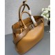 Perfette Qualità Repliche Borsa a mano grande con fibbia Prada con cintura 1BA416 Caffè Imitazione Replica perfetta Borsa a mano grande con fibbia Prada con cintura 1BA416 Caffè Imitazione Outlet Online