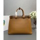 Perfette Qualità Repliche Borsa a mano grande con fibbia Prada con cintura 1BA416 Caffè Imitazione Replica perfetta Borsa a mano grande con fibbia Prada con cintura 1BA416 Caffè Imitazione Outlet Online