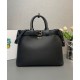 Miglior Falso Borsa a mano grande con fibbia Prada con cintura 1BA416 Nero Economiche Premium