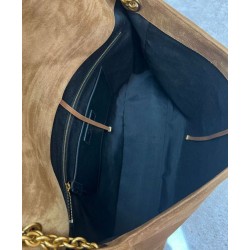 Migliore Repliche YSL Saint Laurent Grande Jamie 4.3 In Pelle Scamosciata Fulvo Economiche Outlet Online