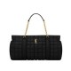 Miglior Falso YSL Saint Laurent Gloria Nylon Trapuntato Nero Economiche Premium