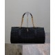 Miglior Falso YSL Saint Laurent Gloria Nylon Trapuntato Nero Economiche Premium