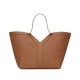 Replica perfetta YSL Saint Laurent Y Borsa Tote in Pelle Caffè Imitazione Outlet Online