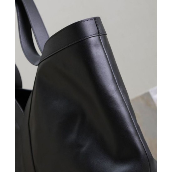Replica perfetta YSL Saint Laurent Y Borsa Tote in Pelle Nera Imitazione Outlet Online