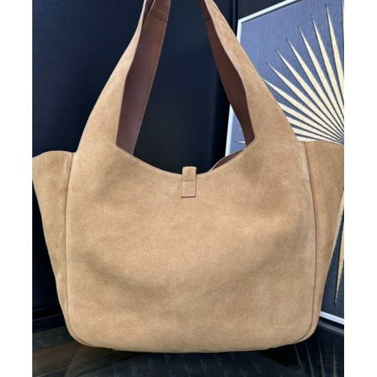 Perfette Qualità Repliche YSL Saint Laurent Le 5 A 7 Bea In Pelle Scamosciata Fulvo Imitazione