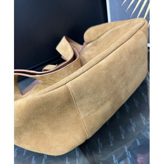 Perfette Qualità Repliche YSL Saint Laurent Le 5 A 7 Bea In Pelle Scamosciata Fulvo Imitazione