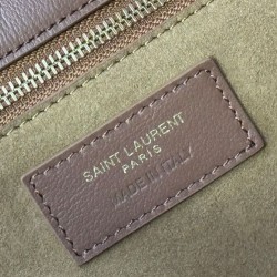 Perfette Qualità Repliche YSL Saint Laurent Le 5 A 7 Bea In Pelle Scamosciata Fulvo Imitazione