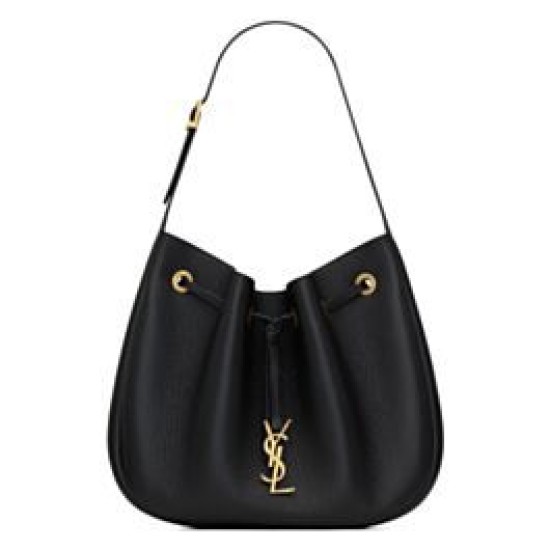 YSL Saint Laurent Paris Vii Piccola Hobo Granata Nero Replica originale di alta qualità Perfette Qualità Repliche YSL Saint Laurent Paris Vii Piccola Hobo Granata Nero Imitazione