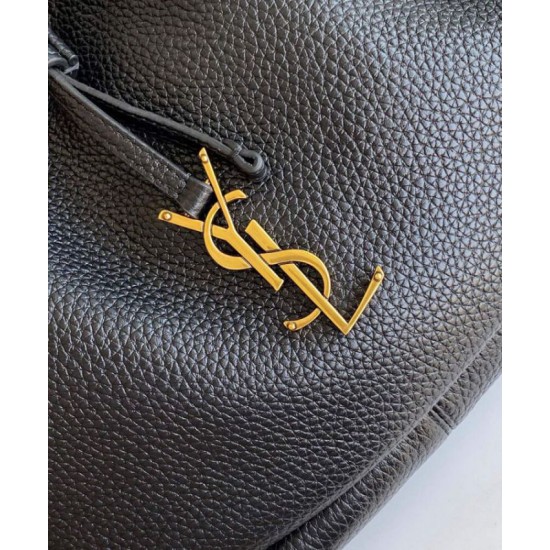 YSL Saint Laurent Paris Vii Piccola Hobo Granata Nero Replica originale di alta qualità Perfette Qualità Repliche YSL Saint Laurent Paris Vii Piccola Hobo Granata Nero Imitazione