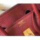 Miglior Falso Borsa Hermes Birkin 30 cm in pelle Clemence bordeaux Economiche Premium