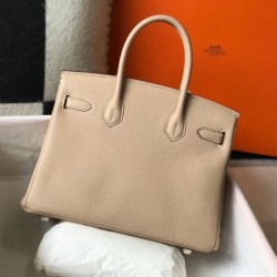 Perfette Qualità Repliche Borsa Hermes Trench Clemence Birkin 30 cm GHW Imitazione