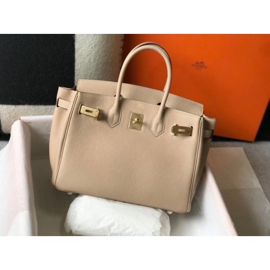 Perfette Qualità Repliche Borsa Hermes Trench Clemence Birkin 30 cm GHW Imitazione