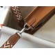 Migliore Repliche Mini borsa Hermes Evelyne III TPM in pelle Clemence oro Economiche Outlet Online