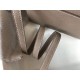 Replica perfetta Mini borsa Hermes Sac Roulis in pelle di vitello Evercolor grigia Imitazione Outlet Online