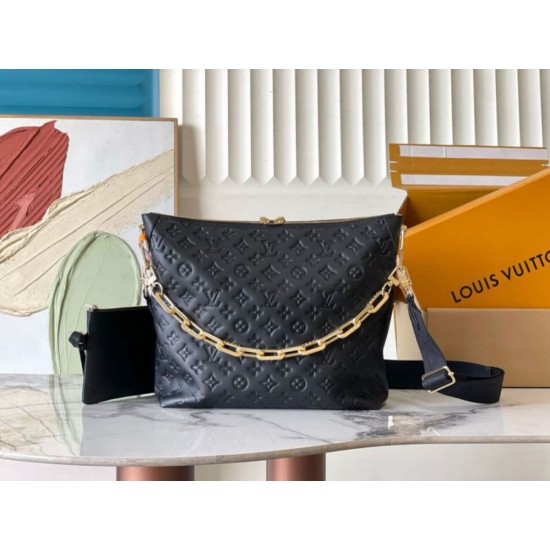Migliore Repliche Borsa Louis Vuitton Coussin Hobo MM in pelle Monogram M12068 Economiche Outlet Online