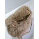 Miglior Falso Borsa a tracolla grande YSL Saint Laurent Niki in montone marrone Economiche Premium