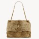 Miglior Falso Borsa a tracolla grande YSL Saint Laurent Niki in montone marrone Economiche Premium