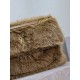 Replica perfetta Borsa a tracolla oversize YSL Saint Laurent Niki in montone marrone Imitazione Outlet Online