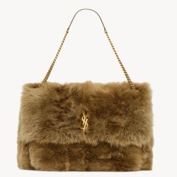 Replica perfetta Borsa a tracolla oversize YSL Saint Laurent Niki in montone marrone Imitazione Outlet Online