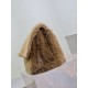Replica perfetta Borsa a tracolla oversize YSL Saint Laurent Niki in montone marrone Imitazione Outlet Online
