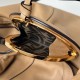 Repliche Borsa hobo Fendi Spy piccola/media/grande con manico ritorto color albicocca Imitazioni Outlet Italia