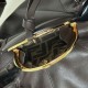 Repliche Borsa hobo Fendi Spy piccola/media/grande con manico ritorto color caffè Imitazioni Outlet Italia