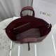 Repliche Borsa Dior Toujours Media/Grande pelle di vitello Macrocannage Borgogna Imitazioni Outlet Italia