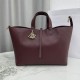 Repliche Borsa Dior Toujours Media/Grande pelle di vitello Macrocannage Borgogna Imitazioni Outlet Italia