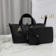 Repliche Borsa Dior Toujours piccola in pelle di vitello Macrocannage Nero Imitazioni Outlet Italia