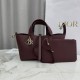 Repliche Borsa Dior Toujours piccola in pelle di vitello Macrocannage bordeaux Imitazioni Outlet Italia