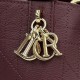 Repliche Borsa Dior Toujours piccola in pelle di vitello Macrocannage bordeaux Imitazioni Outlet Italia