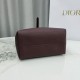 Repliche Borsa Dior Toujours piccola in pelle di vitello Macrocannage bordeaux Imitazioni Outlet Italia