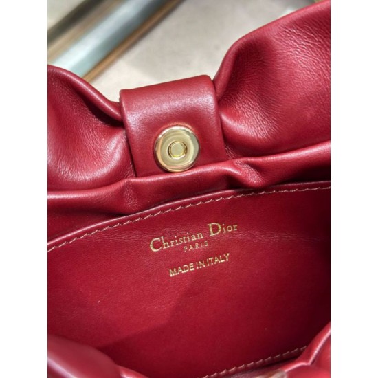 Repliche Borsa Dior Bow con fiocco chiaretto e metallo finitura oro Imitazioni Outlet Italia