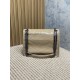 Repliche Borsa a tracolla vintage Niki media YSL Saint Laurent pelle cerata e oliata Albicocca Imitazioni Outlet Italia