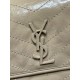 Repliche Borsa a tracolla vintage Niki media YSL Saint Laurent pelle cerata e oliata Albicocca Imitazioni Outlet Italia