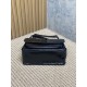 Repliche Borsa a tracolla vintage Niki media YSL Saint Laurent pelle cerata e oliata Nero Imitazioni Outlet Italia