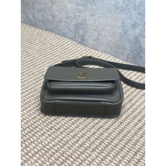 Repliche Borsa a tracolla YSL Saint Laurent Niki Besace grana Muschio leggero Imitazioni Outlet Italia