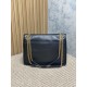 Repliche Borsa a spalla YSL Saint Laurent Niki Media/Grande pelle di agnello grana nero Imitazioni Outlet Italia