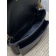 Repliche Borsa a spalla YSL Saint Laurent Niki Media/Grande pelle di agnello grana nero Imitazioni Outlet Italia