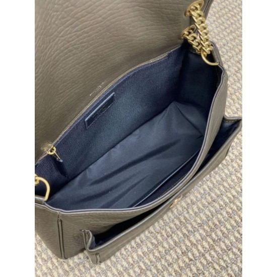 Replica Borsa a spalla YSL Saint Laurent Niki Media/Grande pelle di agnello grana caffè leggero False Online Repliche Borsa a spalla YSL Saint Laurent Niki Media/Grande pelle di agnello grana caffè leggero Imitazioni Outlet Italia