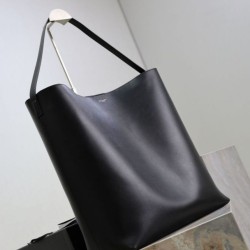 Repliche Borsa hobo YSL Saint Laurent Bold pelle liscia Nero Imitazioni Outlet Italia
