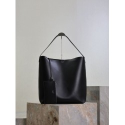 Repliche Borsa hobo YSL Saint Laurent Bold pelle liscia Nero Imitazioni Outlet Italia