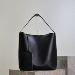 Repliche Borsa hobo YSL Saint Laurent Bold pelle liscia Nero Imitazioni Outlet Italia