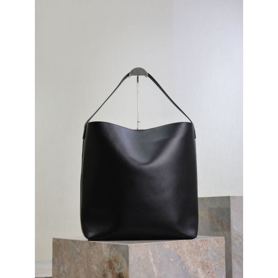 Repliche Borsa hobo YSL Saint Laurent Bold pelle liscia Nero Imitazioni Outlet Italia