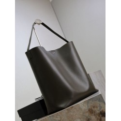 Repliche Borsa hobo YSL Saint Laurent Bold pelle liscia verde scuro Imitazioni Outlet Italia